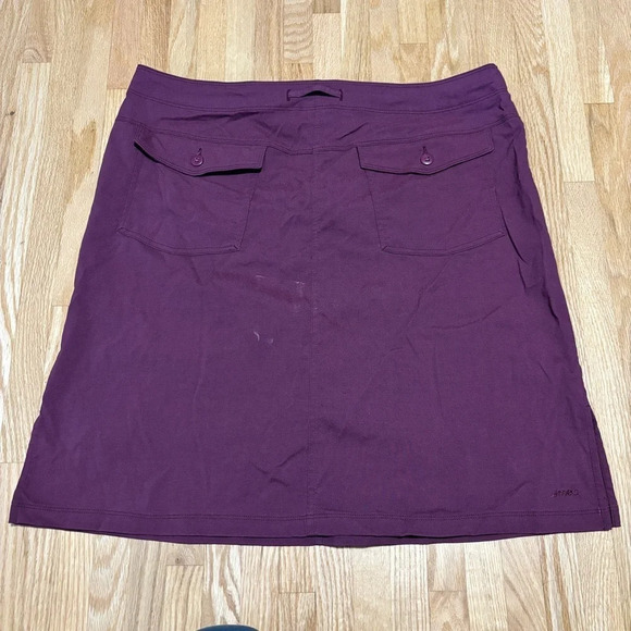 MEC | Mountain Equipment Co-op Sz16 A-Line Cargo Skirt with Front & Back Pockets - Picture 7 of 9